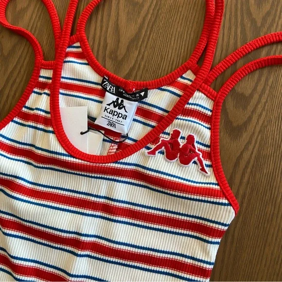 Zara Kappa limited edition ribbed jersey romper - Picture 4 of 6